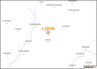 map of Luodai