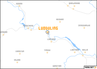 map of Luoduling