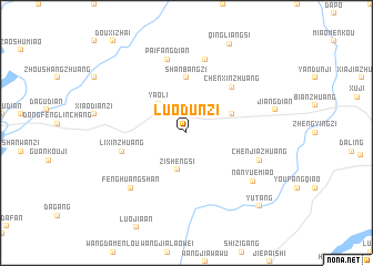 map of Luodunzi