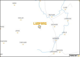 map of Luofang