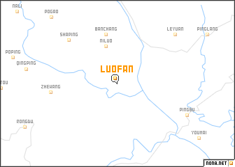 map of Luofan