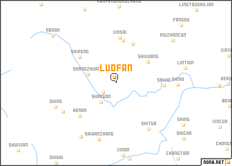 map of Luofan