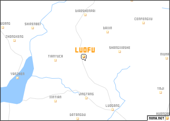 map of Luofu