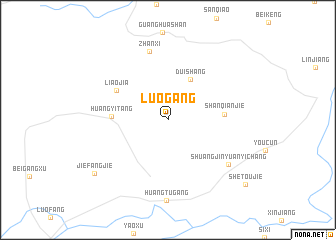 map of Luogang