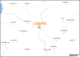 map of Luogang