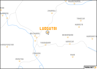 map of Luogutai