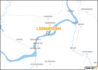 map of Luohuangshi