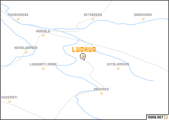 map of Luohua