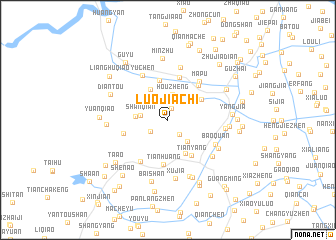 map of Luojiachi