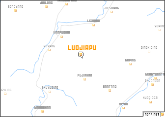 map of Luojiapu