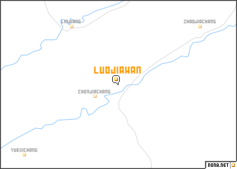 map of Luojiawan