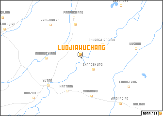 map of Luojiawuchang