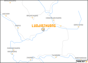 map of Luojiazhuang