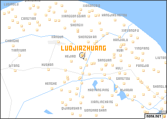 map of Luojiazhuang