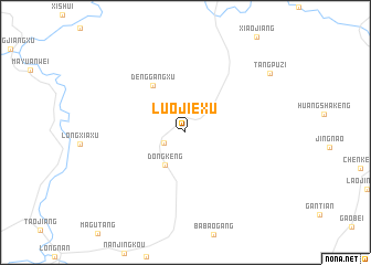 map of Luojiexu