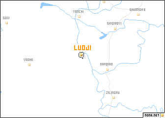 map of Luoji