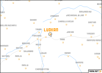 map of Luokan