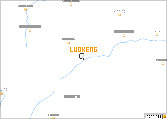 map of Luokeng