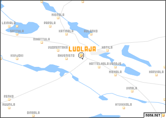 map of Luolaja