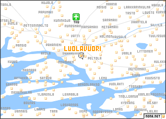 map of Luolavuori