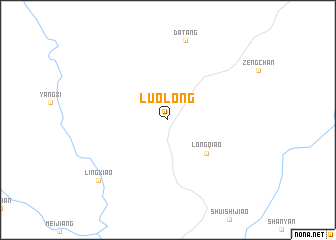 map of Luolong