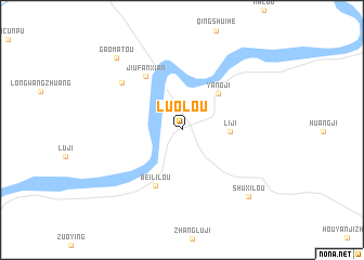 map of Luolou