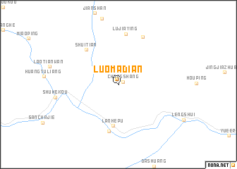 map of Luomadian