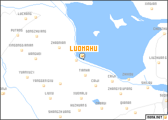 map of Luomahu