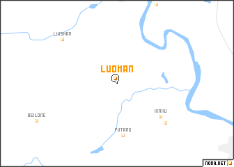 map of Luoman