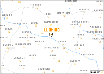 map of Luomiao