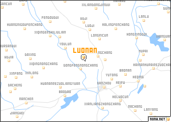 map of Luonan