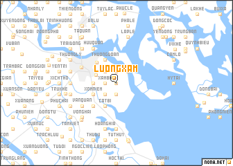 map of Lương Xâm