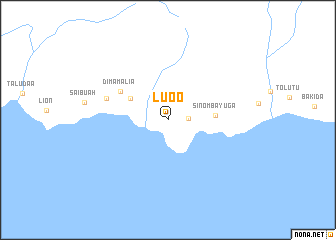 map of Luoo