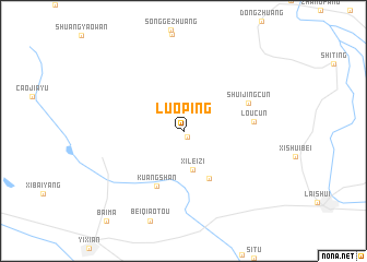 map of Luoping