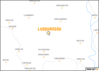 map of Luoquangou