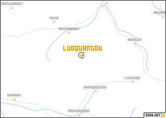 map of Luoquangou