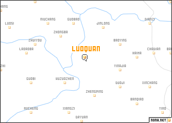 map of Luoquan