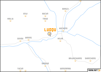 map of Luoqu