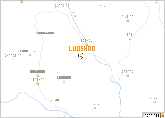 map of Luoshao