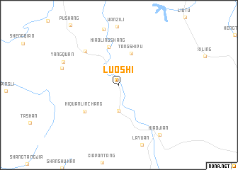 map of Luoshi
