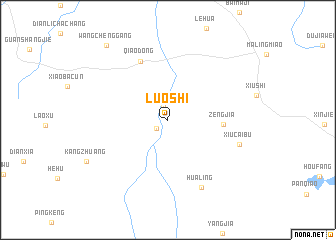map of Luoshi
