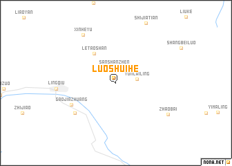 map of Luoshuihe
