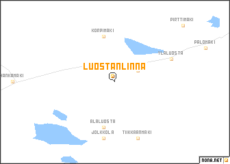 map of Luostanlinna