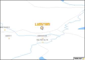 map of Luostari