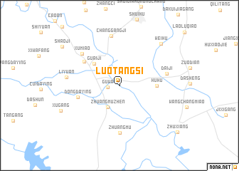 map of Luotangsi