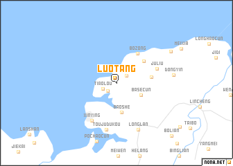 map of Luotang