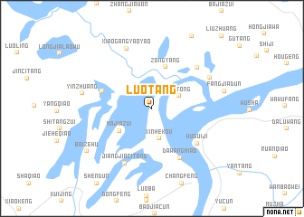 map of Luotang