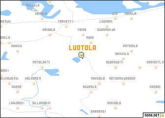 map of Luotola