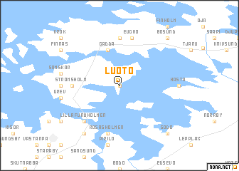 map of Luoto