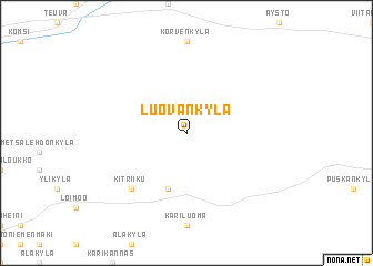 map of Luovankylä